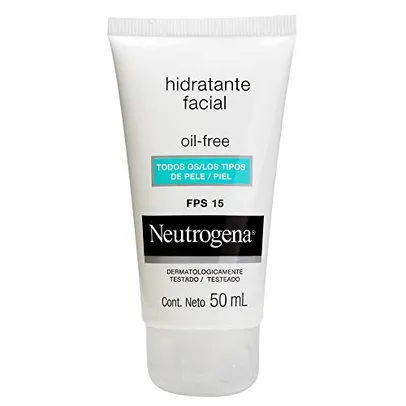 Gel Creme Hidratante Facial Oil Free FPS15, Neutrogena, 50ml I R$ 28