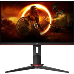 Monitor Gamer AOC Hero 24" 165Hz 1ms Ajuste de Altura 24G2S/BK