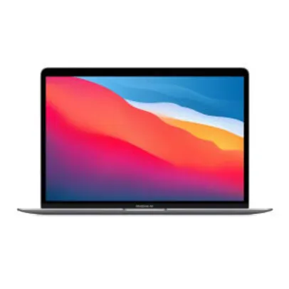 Macbook Air, MGN63BZ/A, M1, 8GB, 256GB SSD, 13" - Cinza Espacial | R$8.930