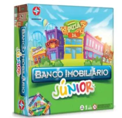 Jogo de Tabuleiro Infantil Banco Imobiliário Júnior Estrela | R$62