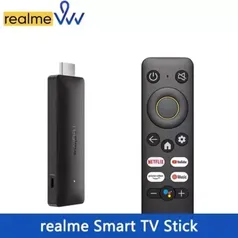 Realme TV Stick 4K com Google TV - Bluetooth 5.0 e Google Assistente | Transforme sua TV em Smart
