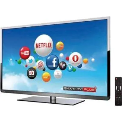 [Sou Barato] Smart TV LED 48" Semp Toshiba DL 48L5400 Full HD com Conversor Digital Wi-Fi 3 HDMI 2 USB 60Hz por R$ 1799