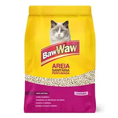 [PRIME] BAW WAW AREIA SANITÁRIA PERFUMADA PARA GATOS 8KG (2x4kg) | R$10,45