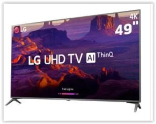 Smart TV LG 49" LED Ultra HD 4K 49UK6310 por R$ 1799