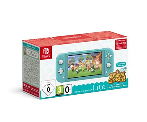 Nintendo Switch Lite Turquesa Animal Crossing 