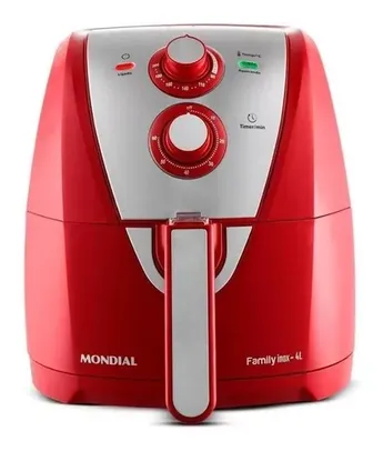 Air fryer Mondial Family Inox AFN-40 de 4L cor red/inox 220V