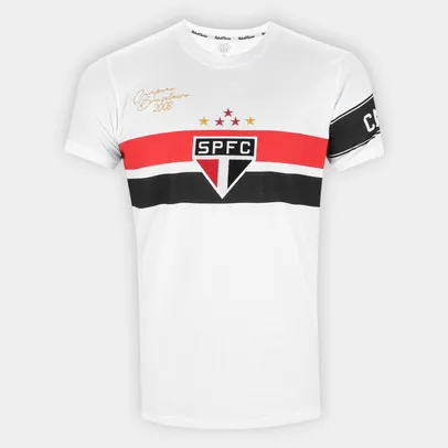 [3por R$45 Cada]Camisa São Paulo 2008 Edição Especial Capitães RetrôMania Masculina (Tam.P)