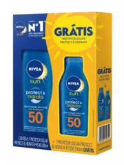 Kit Nivea Sun Protect & Hidrata Protetor Solar Corporal FPS 50 com 200ml + 100ml