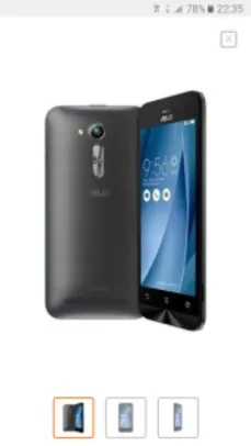 Smartphone Asus Zenfone GO Dual Chip Android 5.1 Tela 4.5" 8GB 3G Câmera 5MP - R$367