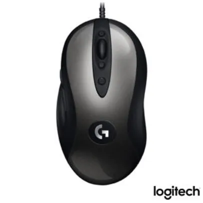 Mouse Óptico para Jogos com 8 Botões Programáveis Preto - Logitech - MX518 | R$97