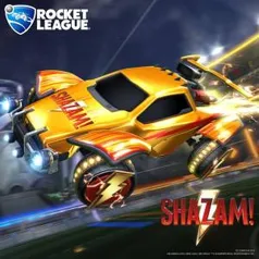 Itens do SHAZAM de graça no rocket league