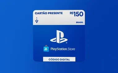 R$150 PlayStation Store - Cartão Presente Digital [Exclusivo Brasil]