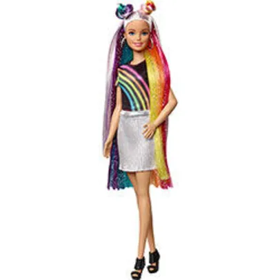 [Sub Prime] Barbie Penteados De Arco-Iris Fxn96 - Mattel | R$ 100