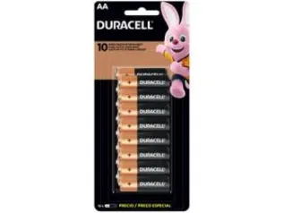 Pilha AA Pequena Alcalina 16 Unidades - Duracell | R$ 30