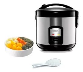 Panela Elétrica De Arroz A Vapor 400w 5 Xícaras Ou 1l Elgin