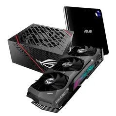 Kit NVIDIA RTX 3070 Ti TRINITY LHR, 8GB GDDR6X + Fonte Asus ROG-STRIX-750G, 750W, 80 Plus Gold + Drive Gravador DVD/Blu-Ray | R$6.499