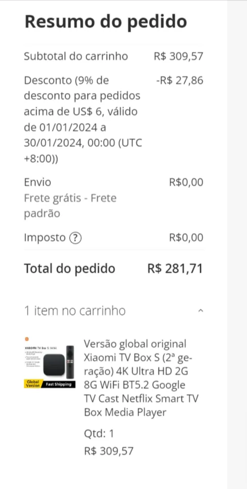 Imagen na descrição da promoção