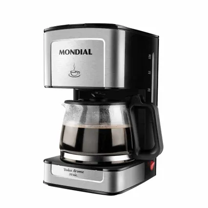 Cafeteira Elétrica Dolce Arome, Mondial, 127V, 800W, Preto/Inox - C-44-32X-SI