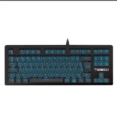 Teclado Mecânico Gamer Gamdias Hermes E2 Led Blue, Switch Blue, ABNT2, HERMES E2 BLUE BR/BLUE