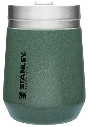 Stanley Copo de aço inoxidável GO, copo de vinho isolado a vácuo de aço inoxidável de 300 ml, 5 horas de frio, 1,5 horas de calor e 20 horas geladas