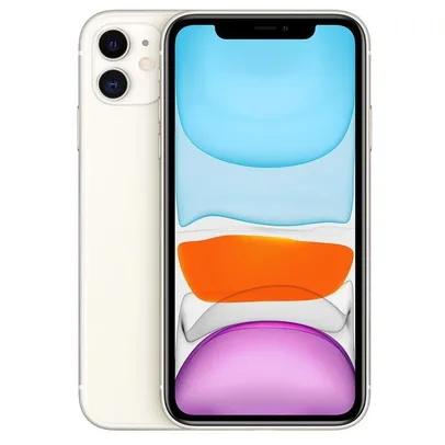 iPhone 11  Apple Branco, 64GB Desbloqueado  MHDC3BR/A