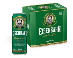 Pack Cerveja Pale Ale Puro Malte Eisenbahn Lata 350ml  6 Unidades