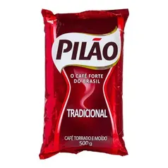 Café Torrado e Moído Tradicional Almofada Pilão 500g