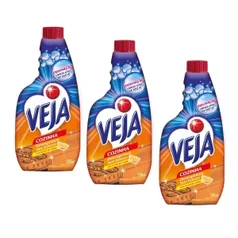 Refil para Limpador Veja Desengordurante Laranja 500ml - 3 Unidades. R$13,50