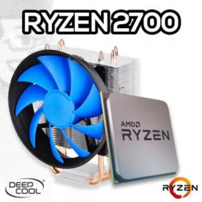 Processador Ryzen 7 2700 OEM + CPU Cooler Deepcool Gammaxx 300