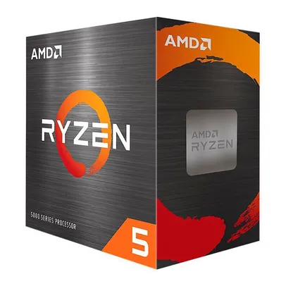 Processador AMD Ryzen 5 5500, 6-Core, 12-Threads, 3.6GHz (4.2GHz Turbo), Cache 19MB, AM4, 100-100000