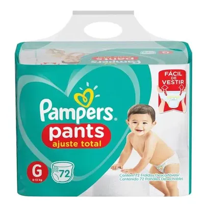 [Leve 2 ] Fralda Pampers Pants Ajuste Total