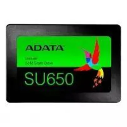 SSD Adata Ultimate Su650 480gb 2.5" 3D Nand Sata Iii - ASU650SS-480GT-R