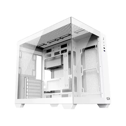 Gabinete Gamer Redragon Wideload Lite, Mid Tower, ATX e M-ATX, Lateral e Frontal em Vidro Temperado, Branco - CA-604W