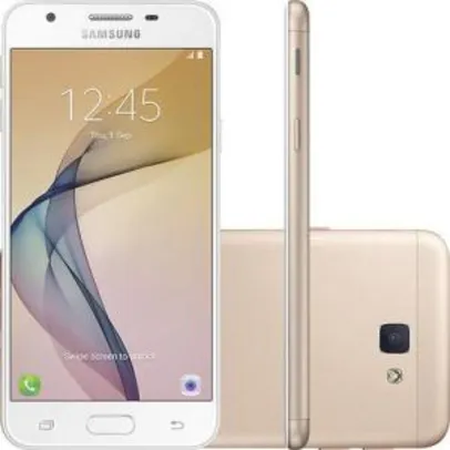 Smartphone Samsung Galaxy J5 Prime Dual Chip Android 6.0 Tela 5" Quad-Core 1.4 GHz 32GB 4G Wi-Fi Câmera 13MP com Leitor de Digital - Dourado - R$712