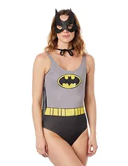 Fantasia Body Batman Adulto Cinza/preto 