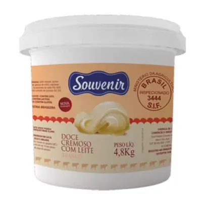 Doce De Leite Pastoso Branco Souvenir 4,8Kg