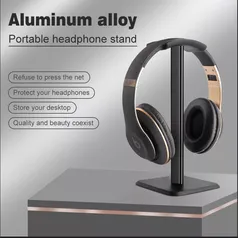 Suporte em liga de alumínio para Headphone headset 