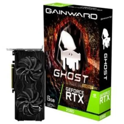 Placa de Vídeo Gainward NVIDIA GeForce RTX 2060 Ghost OC, 6GB, GDDR6 - NE62060S18J9-1160X