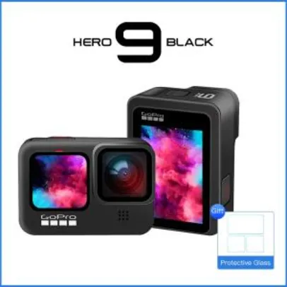 Camera Action Go Cam Pro 9 hero 5k Com Capa Impermeável - R$2714