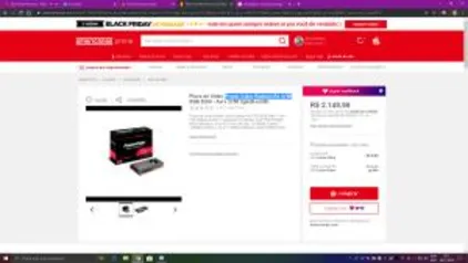 Power Color Radeon Rx 5700 (R$1679 AME+ CUPOM)