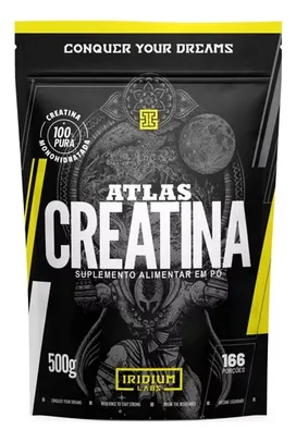 Creatina Atlas Monohidratada 500g - 100% Pura - Iridium Labs