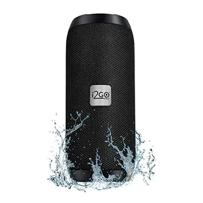 Caixa De Som Bluetooth Essential Sound Go I2go 10W RMS Resistente À Água, Preto | R$150