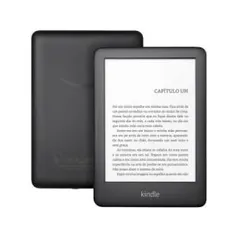 Kindle 10ª Geração Tela 6” 8GB Wi-Fi Luz Embutida - Preto | R$269