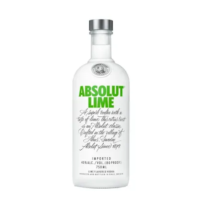 Vodka Absolut Lime 750ml | R$ 67