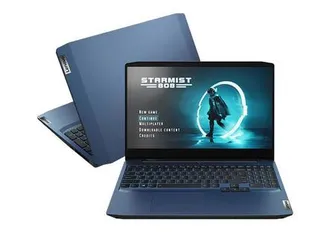 Notebook IdeaPad Gaming 3i Core i5 8gb 256gb Ssd Linux Azul