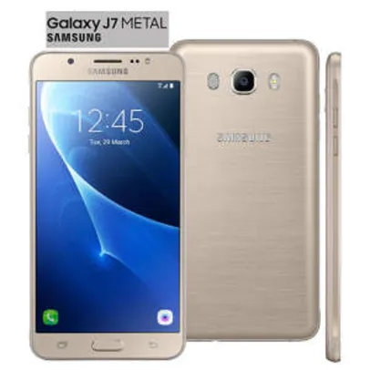 Smartphone Samsung Galaxy J7 Duos Metal Dourado