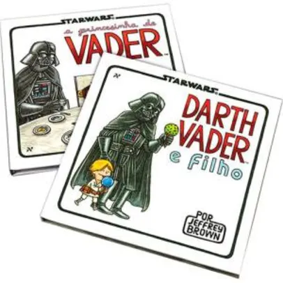 Livros Darth Vader e Filho + A Princesinha de Vader - R$ 16,99