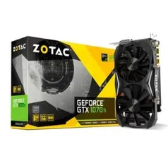 Placa de Vídeo VGA Zotac NVIDIA GeForce GTX 1070 Ti Mini 8GB GDDR5 8000Mhz - ZT-P10710G-10P