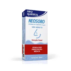 Neosoro Solução Nasal Adulto Com 30 Ml