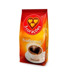 [LEVE 4 PAGUE 3] Café Torrado e Moído 3 Corações Tradicional - Pacote 250g | R$23